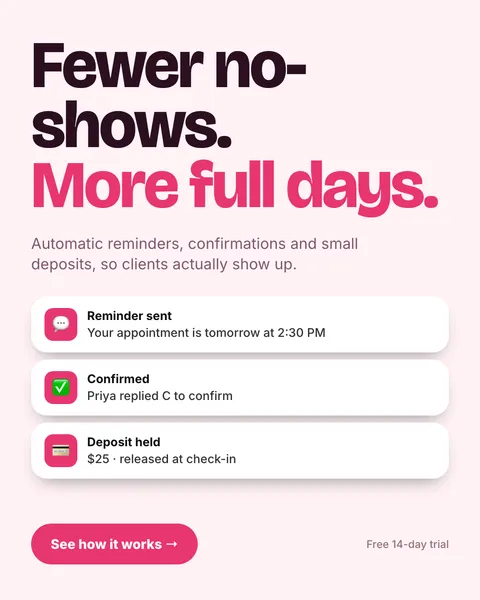 Meta ad for a salon software brand